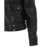 Golden Goose Golden Goose Men Leather Biker Jacket