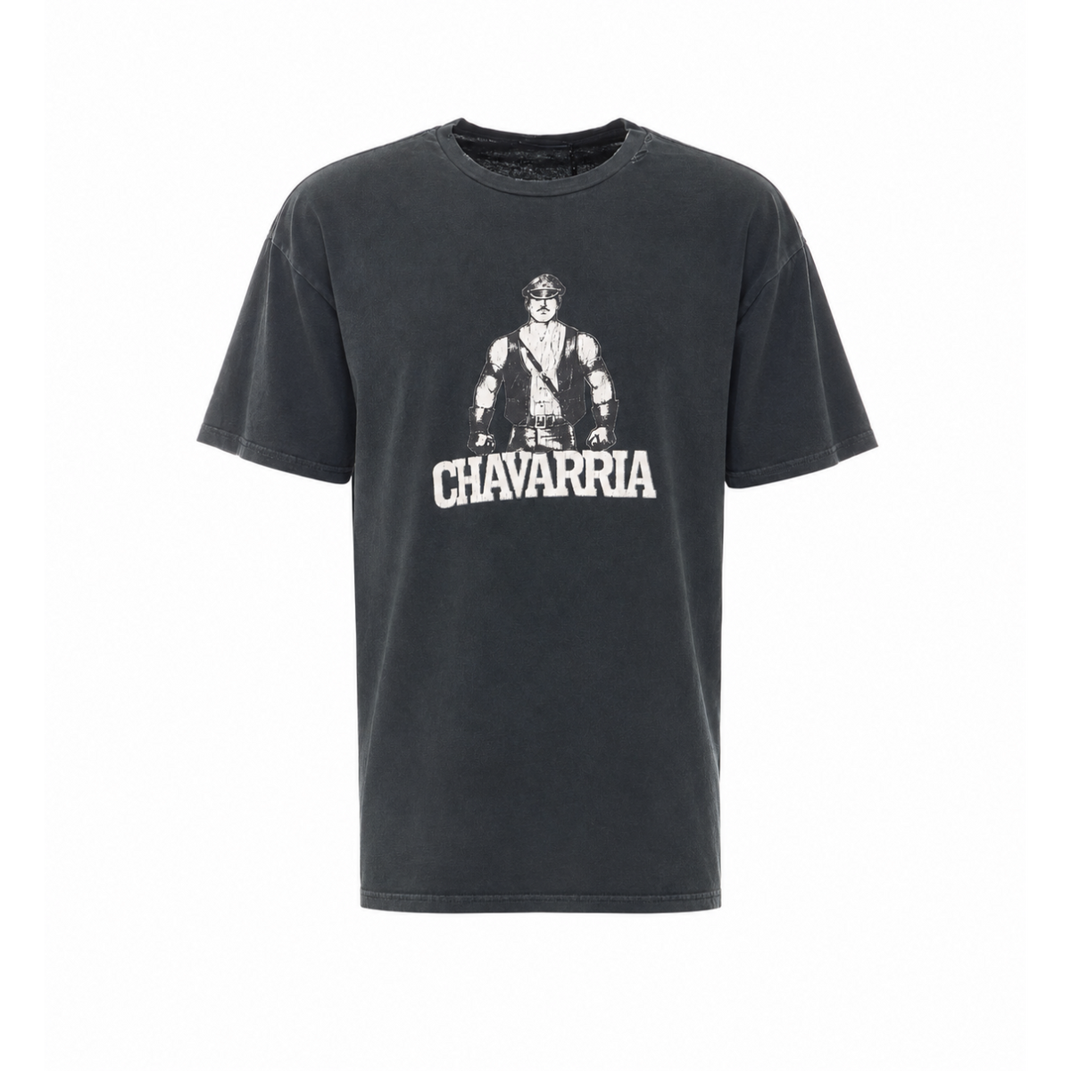 Willy Chavarria Men Leather Daddy Easy T-Shirt