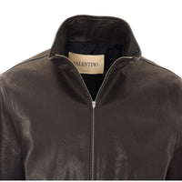 Valentino Garavani Valentino Garavani Men Leather Jacket
