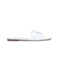 Dolce&Gabbana Dolce&Gabbana Women Leather Slide With Dg Logo