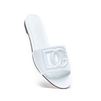 Dolce&Gabbana Dolce&Gabbana Women Leather Slide With Dg Logo