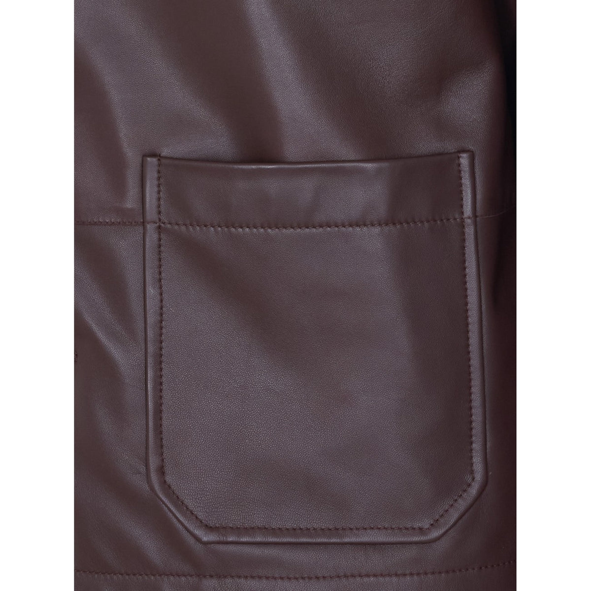 Loewe Men Leather Workwear Jacket