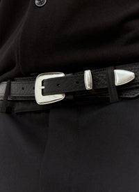 Lemaire Men Minimal Western Belt