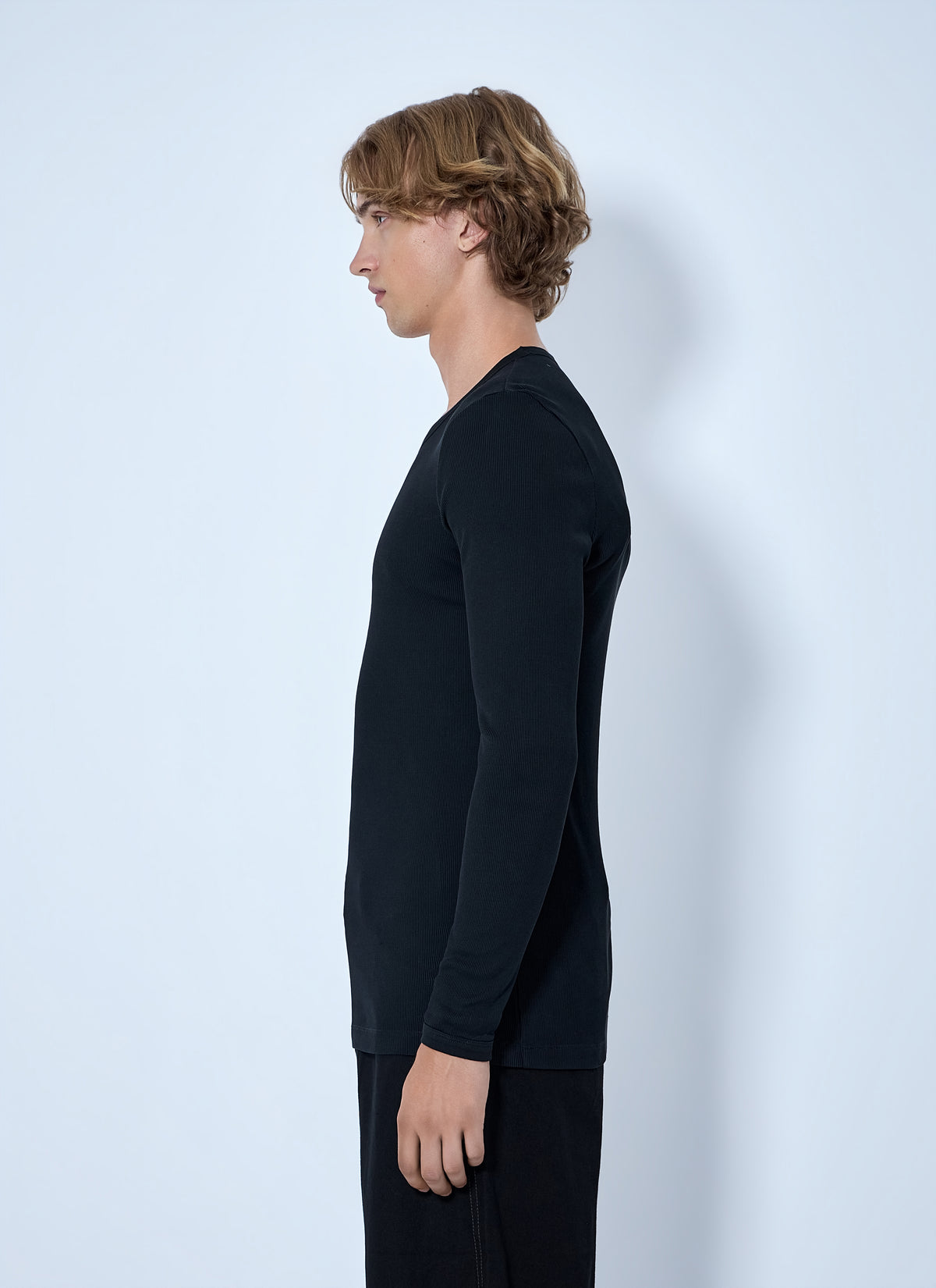Lemaire Men Long Sleeve Ribbed Tee