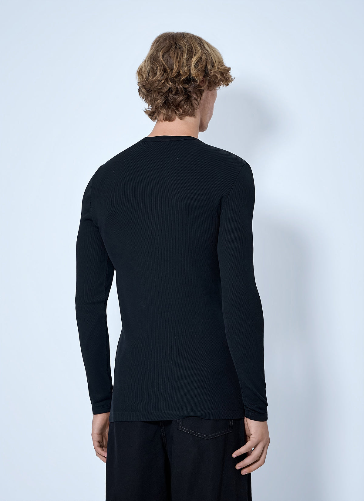 Lemaire Men Long Sleeve Ribbed Tee