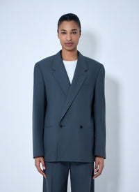 Lemaire Lemaire Women Double-Breasted Wool Suit Blazer