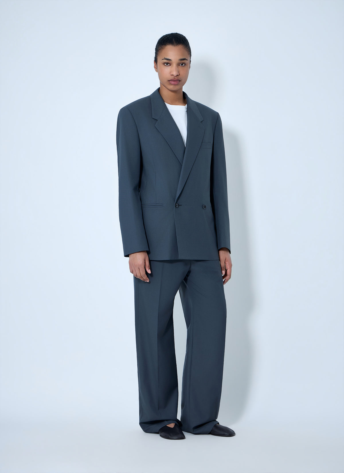 Lemaire Lemaire Women Double-Breasted Wool Suit Blazer