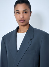 Lemaire Lemaire Women Double-Breasted Wool Suit Blazer