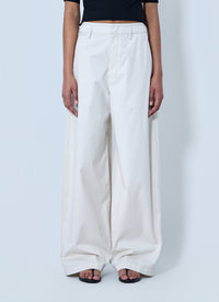 Lemaire Women Wide-Leg Tailored Trousers