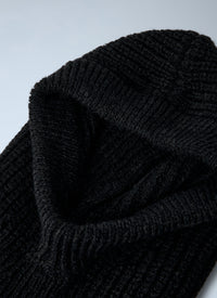 Lemaire Women Knitted Wool-Blend Hood