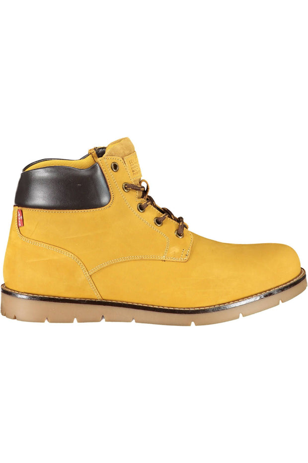 Levi's Sunset Yellow Ankle Boots with Lace-Up Men's Detail