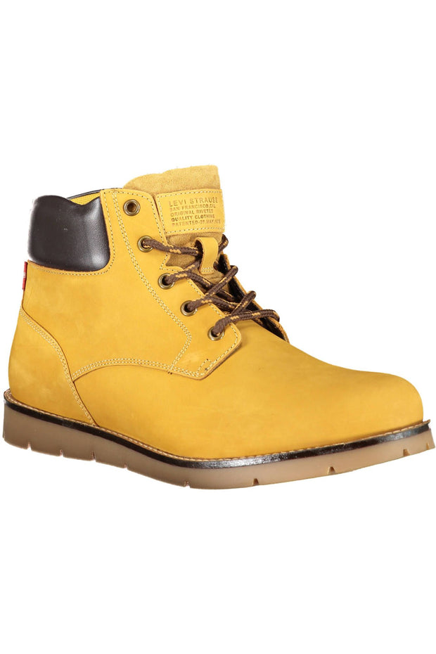 Levi's Sunset Yellow Ankle Boots with Lace-Up Men's Detail