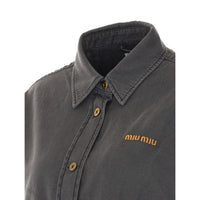 Miu Miu Miu Miu Women Light Denim Shirt