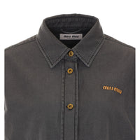 Miu Miu Miu Miu Women Light Denim Shirt