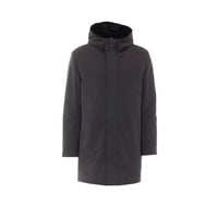 Herno Herno Men Light Faux Fur And Matt Twill Parka