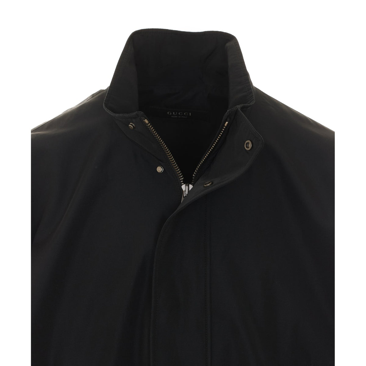 Gucci Gucci Men Lightweight Silk And Acetate Faille Zippered Jacket
