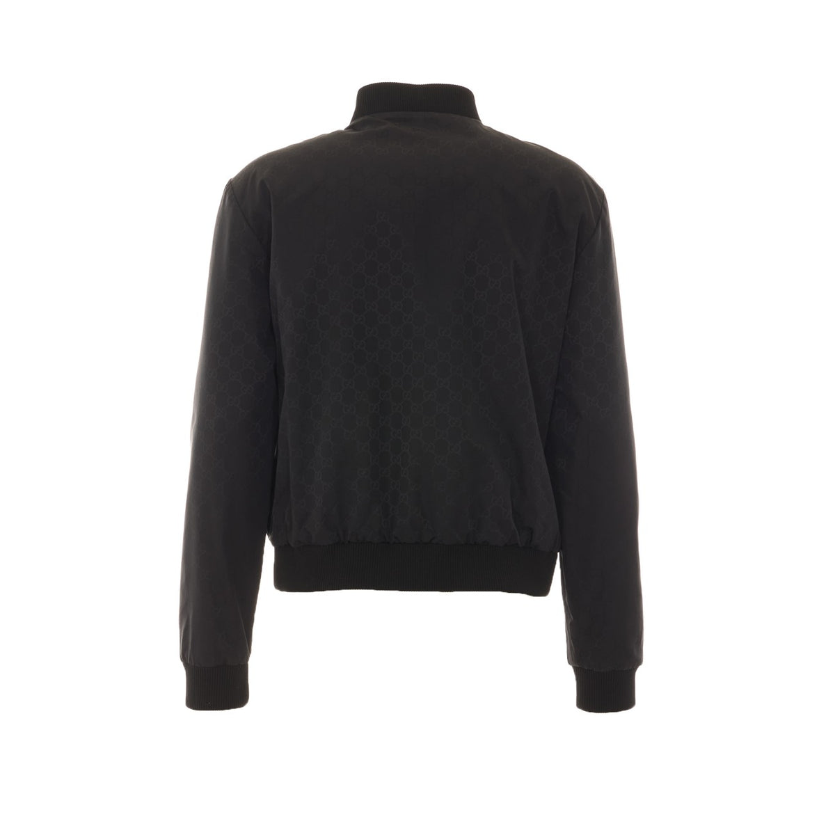 Gucci Gucci Men Lightweight Silk Faille Reversible Zipper Jacket