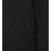 Gucci Gucci Men Lightweight Silk Faille Reversible Zipper Jacket