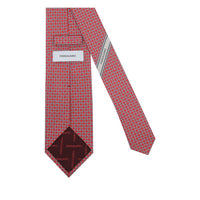Ferragamo Men Link Stampa Silk Tie