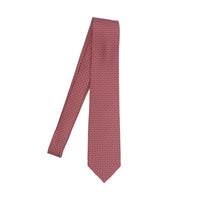 Ferragamo Men Link Stampa Silk Tie