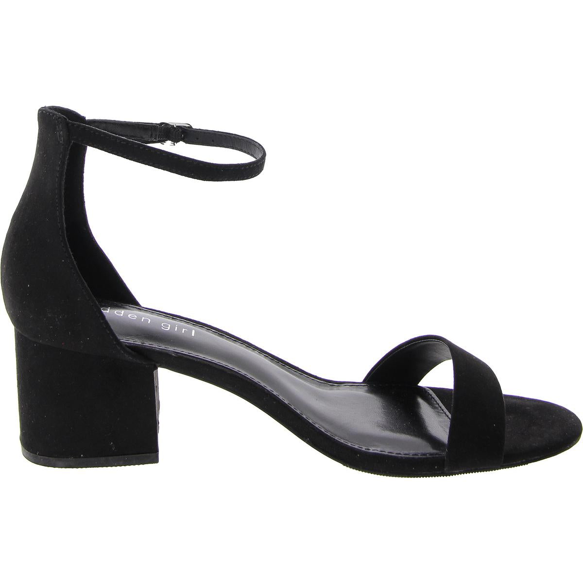 Womens Ankle Strap Open Toe Heels