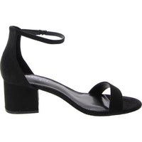 Womens Ankle Strap Open Toe Heels
