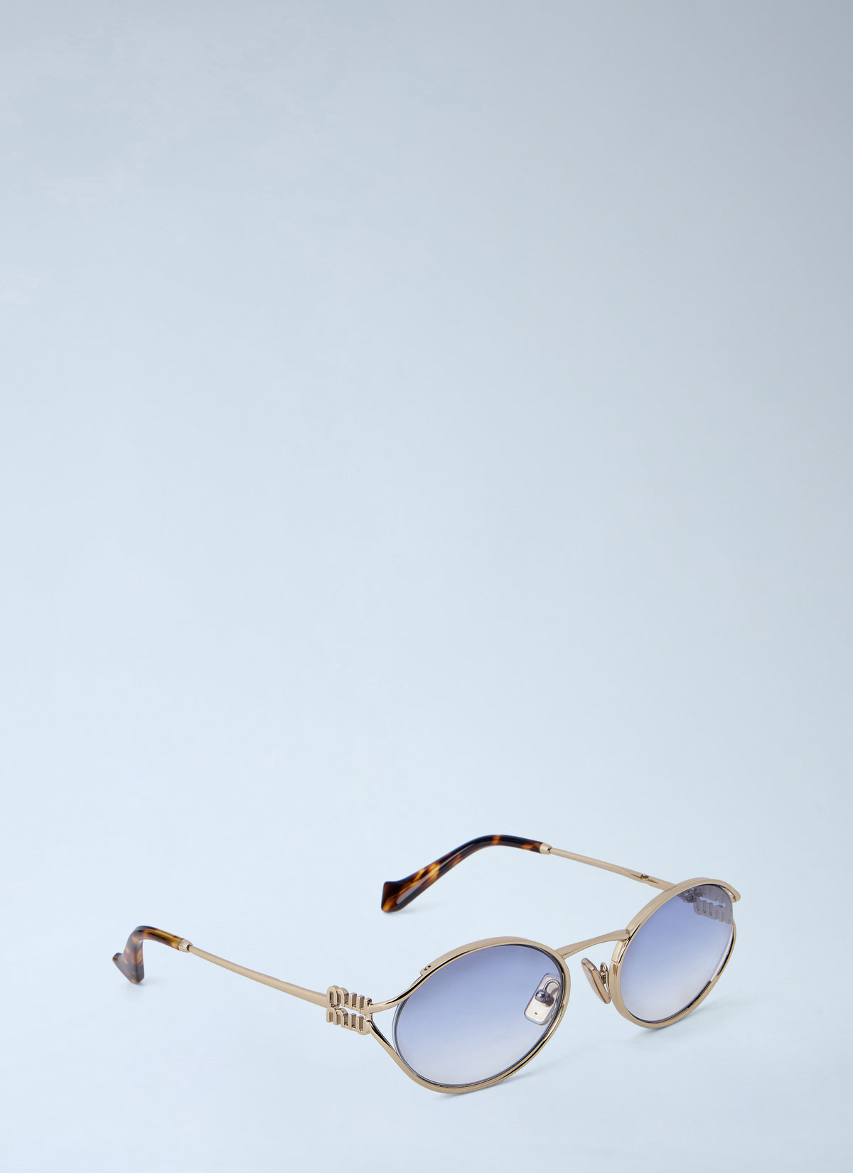 Miu Miu Miu Miu Men Mu 52Ys Oval Sunglasses