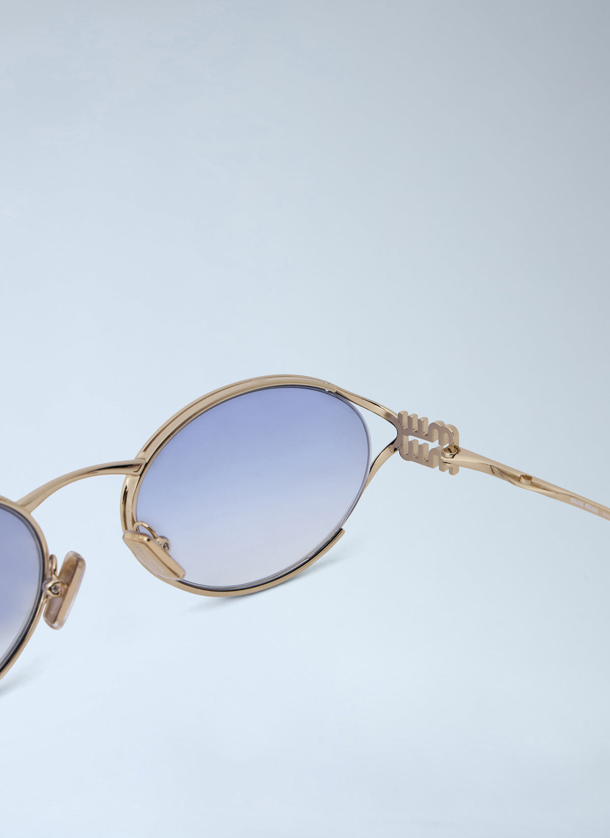 Miu Miu Miu Miu Men Mu 52Ys Oval Sunglasses