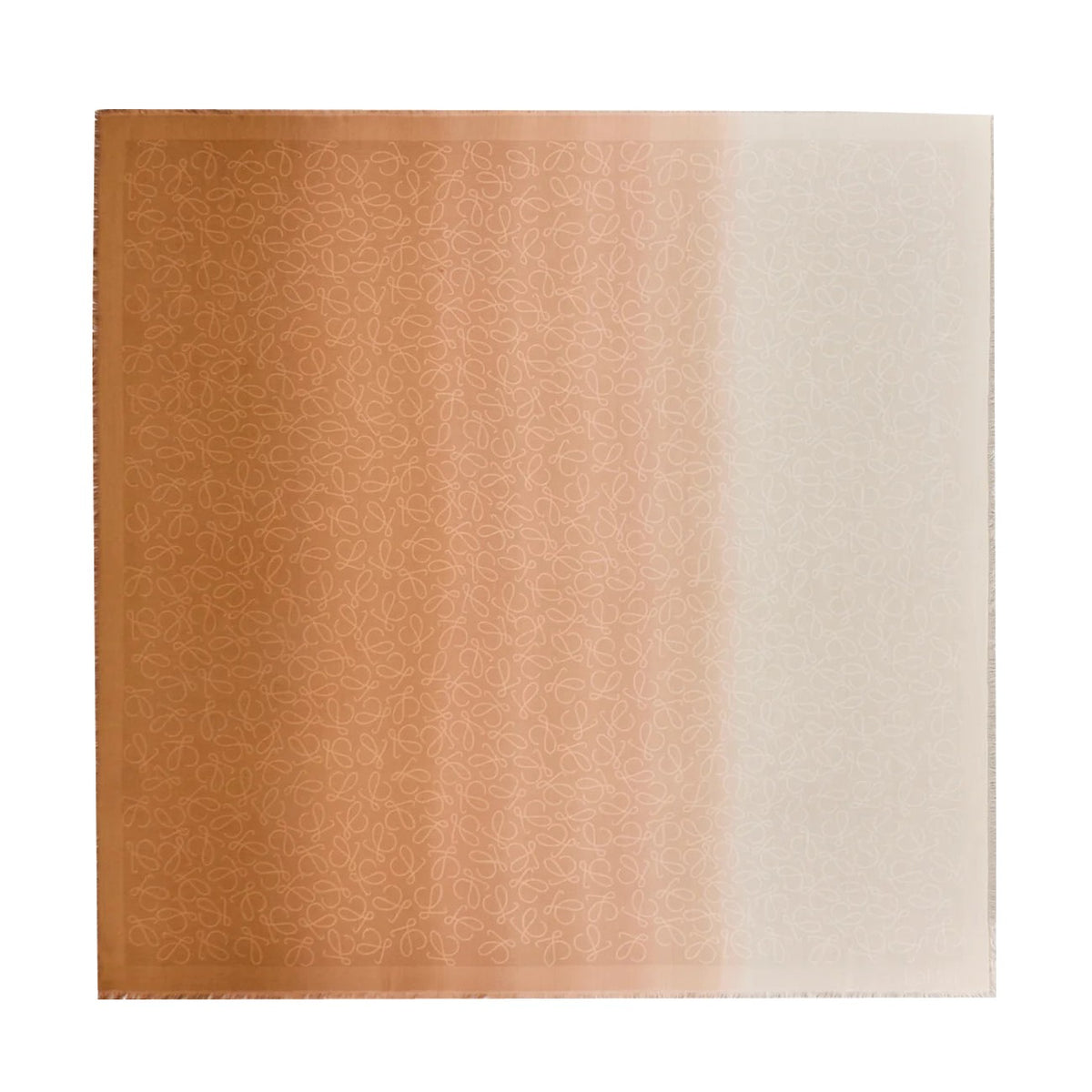 Loewe Women Loewe L Allover Light Motif Silk And Wool Scarf