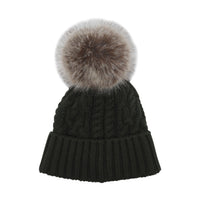 Moncler Moncler Women Logo Beanie With Pon Pon