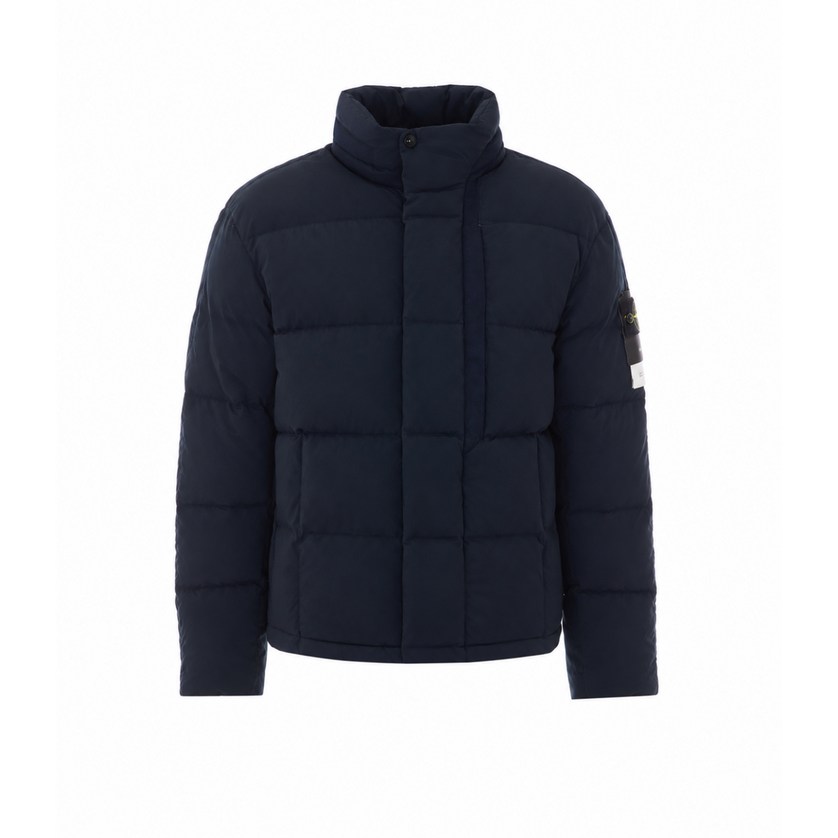 Stone Island Stone Island Men Logo Cotton Nylon Tela Down Jacket