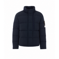 Stone Island Stone Island Men Logo Cotton Nylon Tela Down Jacket