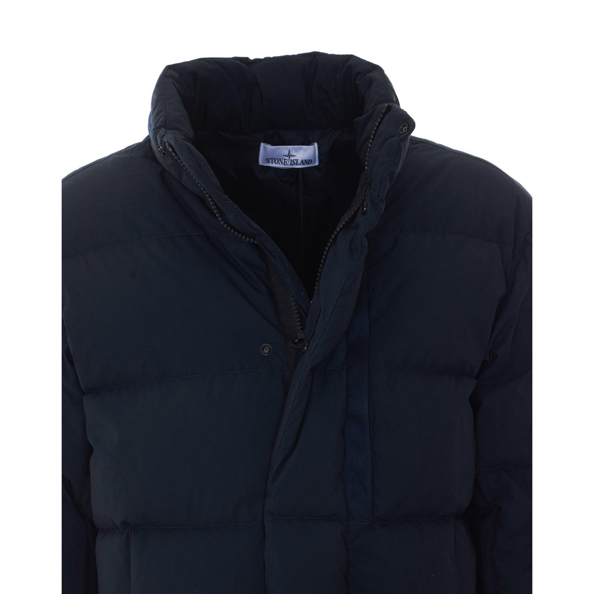 Stone Island Stone Island Men Logo Cotton Nylon Tela Down Jacket