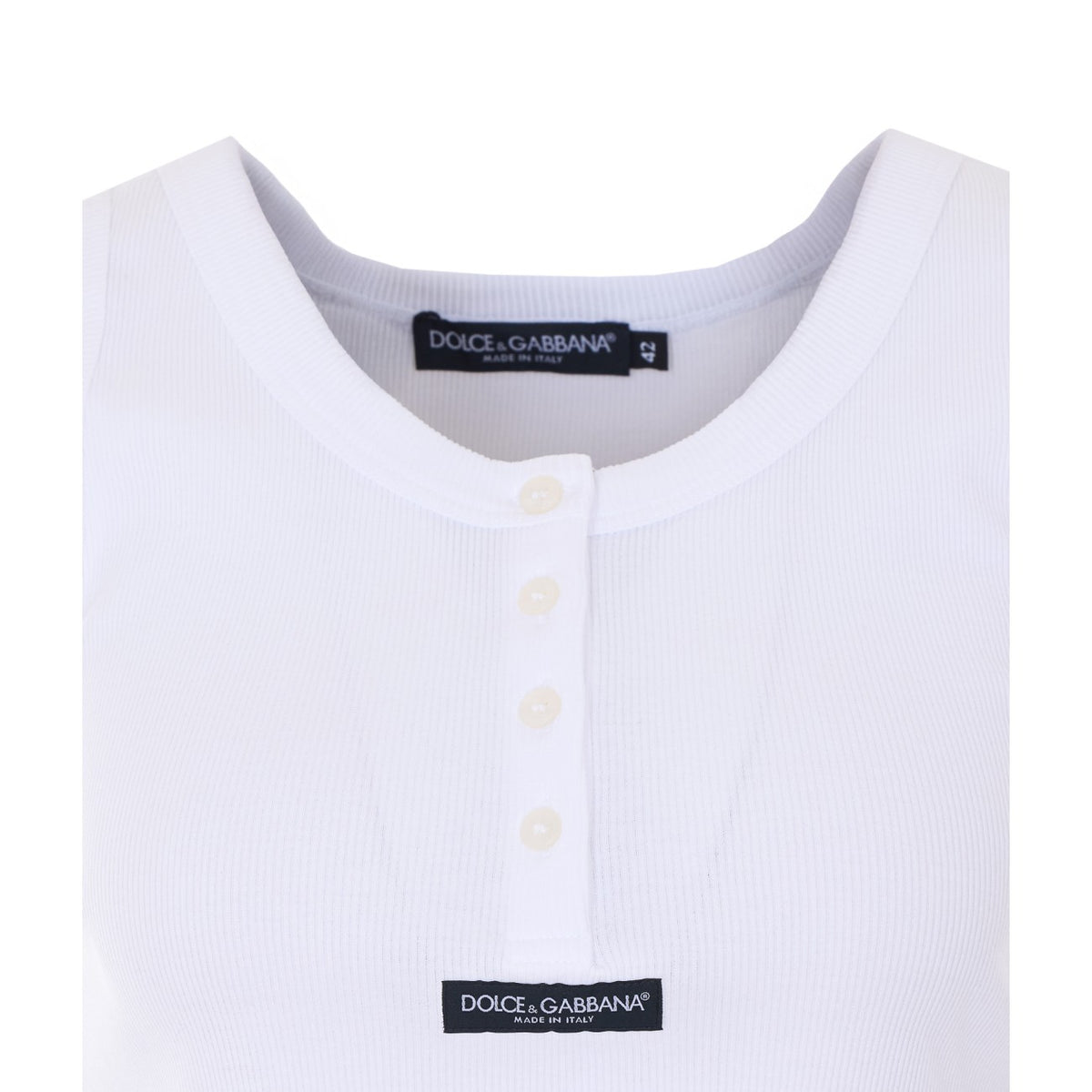 Dolce&Gabbana Women Logo Cropped Tank Top