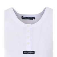 Dolce&Gabbana Women Logo Cropped Tank Top