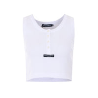 Dolce&Gabbana Women Logo Cropped Tank Top