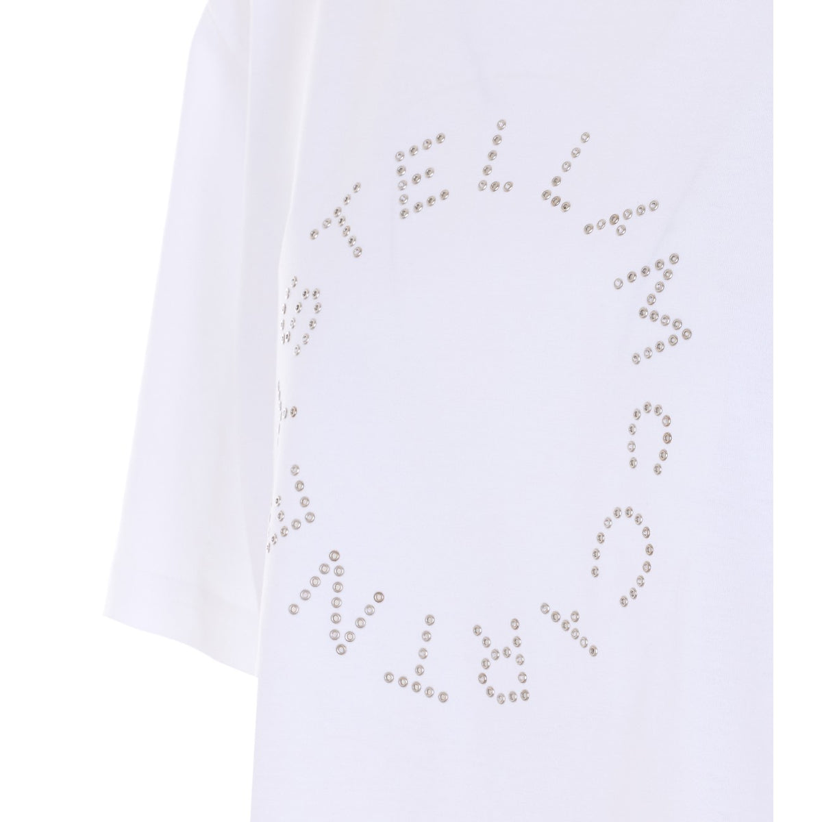 Stella McCartney Stella Mccartney Women Logo Embroidered Boyfriend T-Shirt
