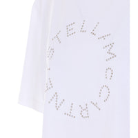 Stella McCartney Stella Mccartney Women Logo Embroidered Boyfriend T-Shirt