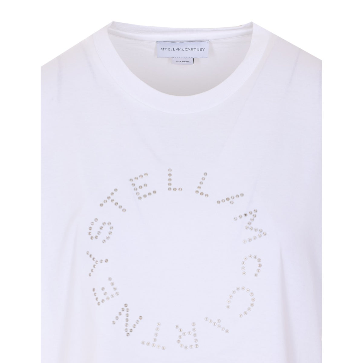 Stella McCartney Stella Mccartney Women Logo Embroidered Boyfriend T-Shirt