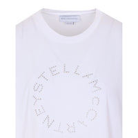 Stella McCartney Stella Mccartney Women Logo Embroidered Boyfriend T-Shirt