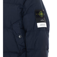Stone Island Men Logo Garment Dyed Crinkle Reps Down Jacket