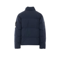 Stone Island Men Logo Garment Dyed Crinkle Reps Down Jacket