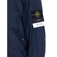 Stone Island Men Logo Garment Dyed Jacket