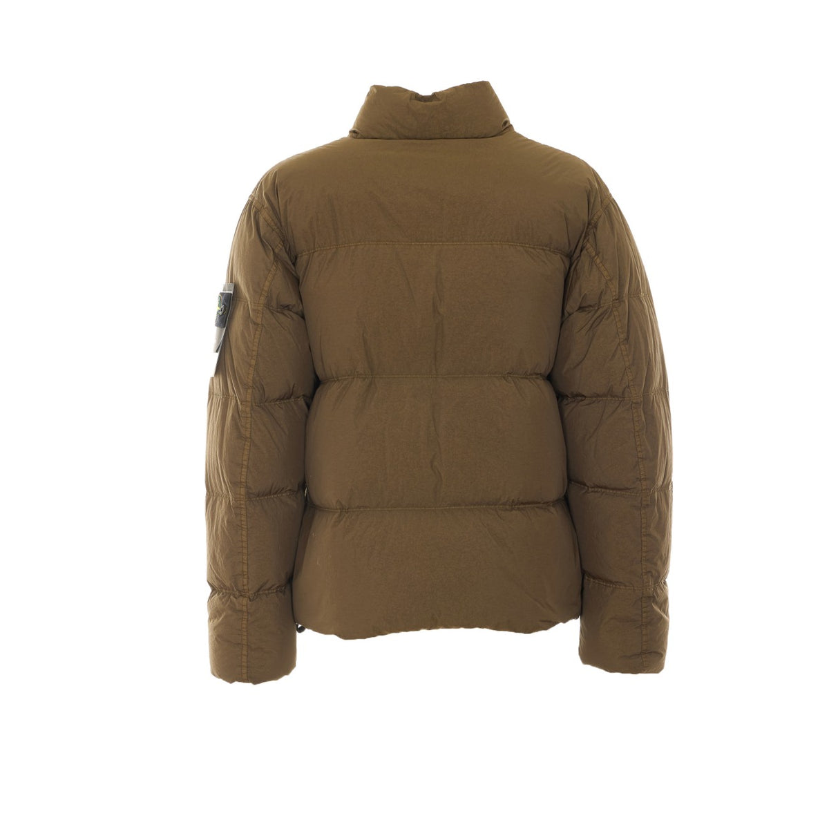 Stone Island Men Logo Garment Dyed Padded Bomber
