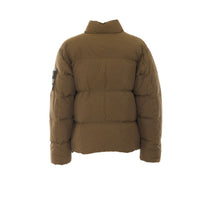 Stone Island Men Logo Garment Dyed Padded Bomber