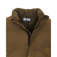 Stone Island Men Logo Garment Dyed Padded Bomber