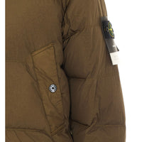 Stone Island Men Logo Garment Dyed Padded Bomber