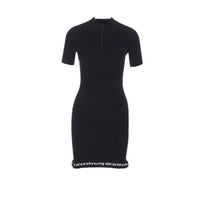 Alexander Wang Alexander Wang Women Logo Half Zip Dress