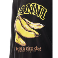 Ganni Women Logo Jumper With Banana Print