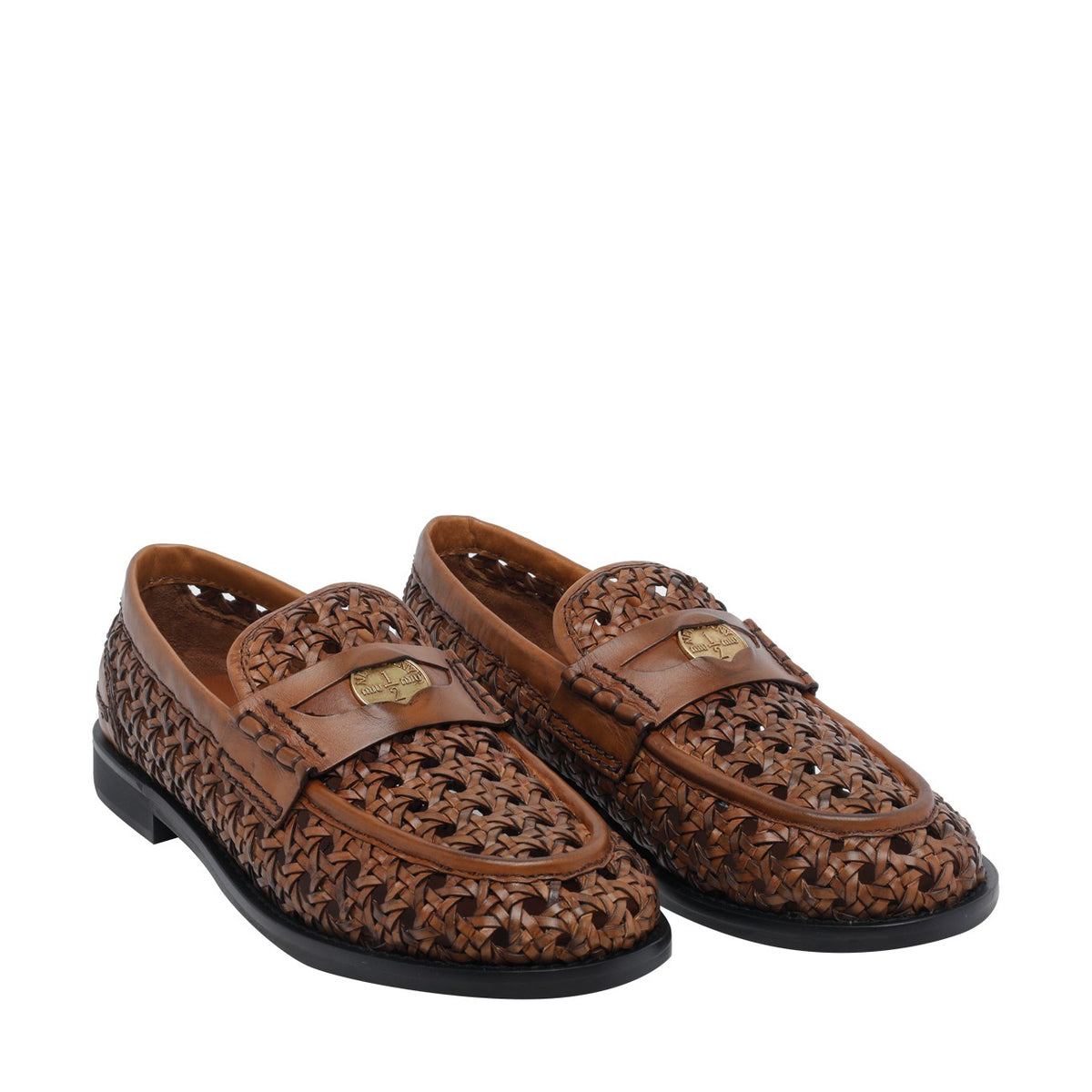 Miu Miu Miu Miu Women Logo Loafers